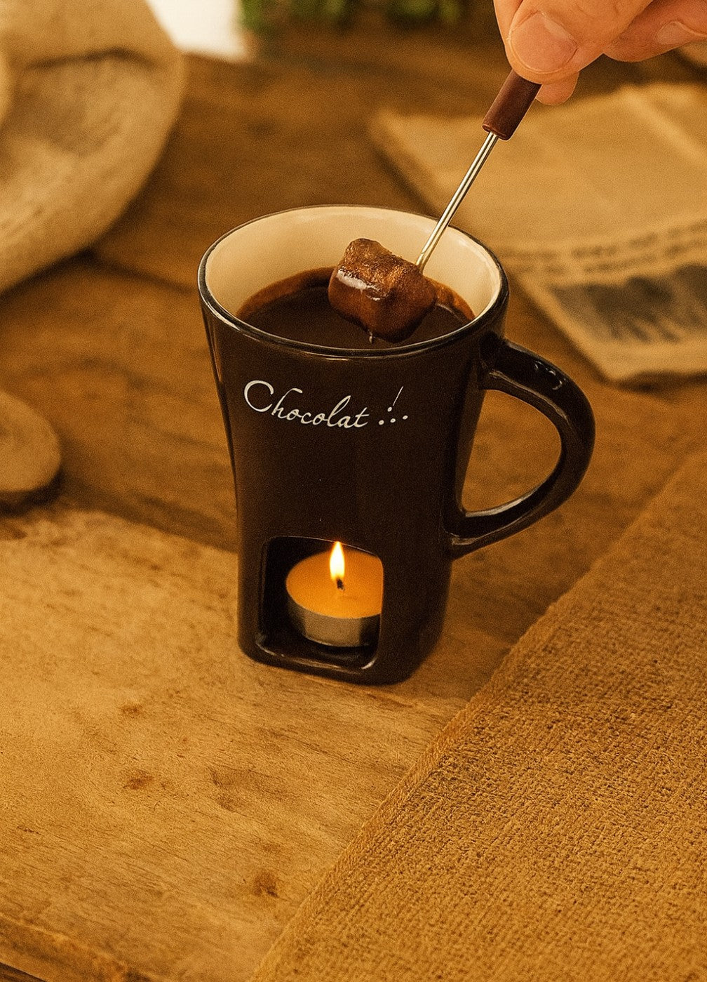 Mug à fondue pour chocolat Fondéo™